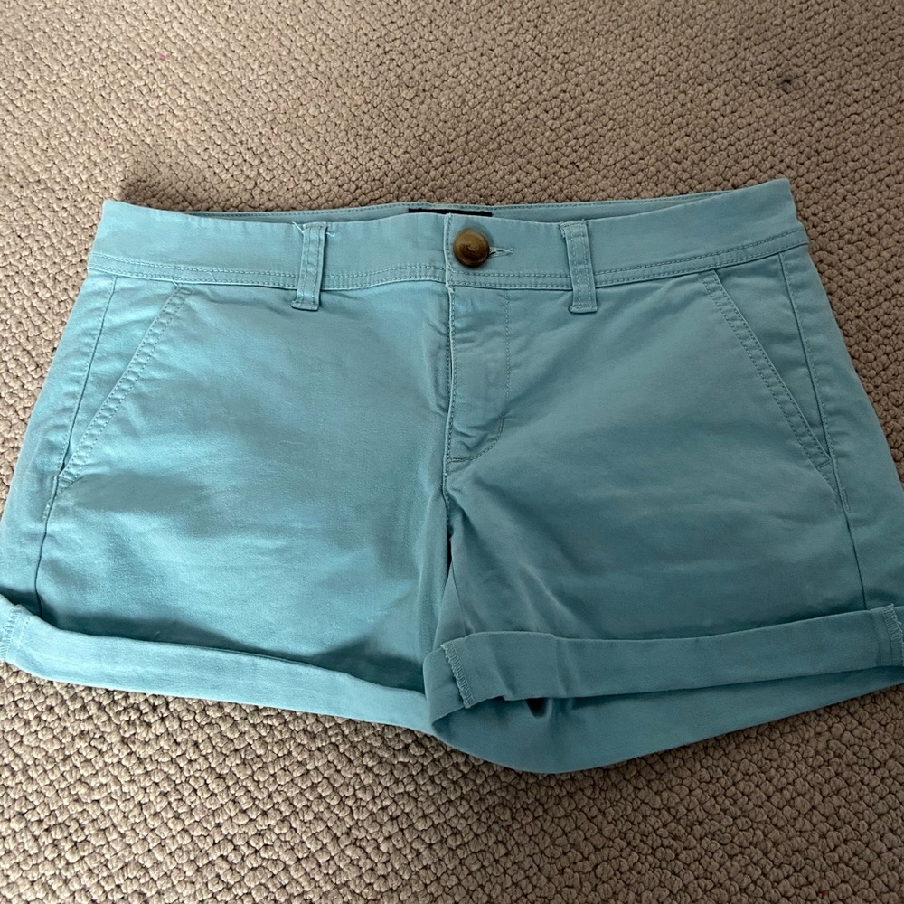 Blue shorts